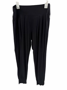 Boody Black Bamboo Jogger Lounge Pant Pockets Size Medium